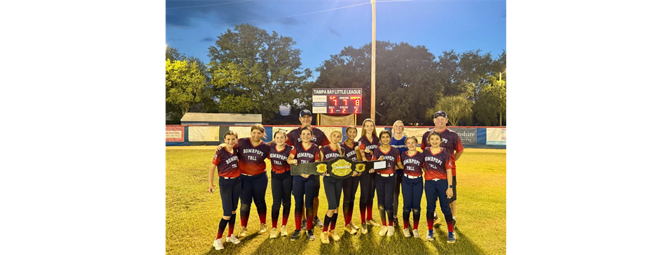 2025 Majors Softball Champions- the Bombpops