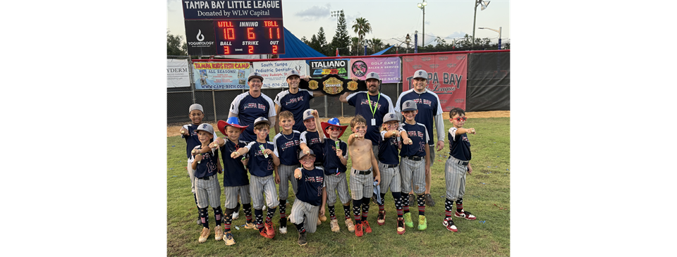 2025 8U Friendly Tournament Champions